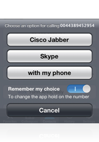 Imagicle Apps mobili - Contatti